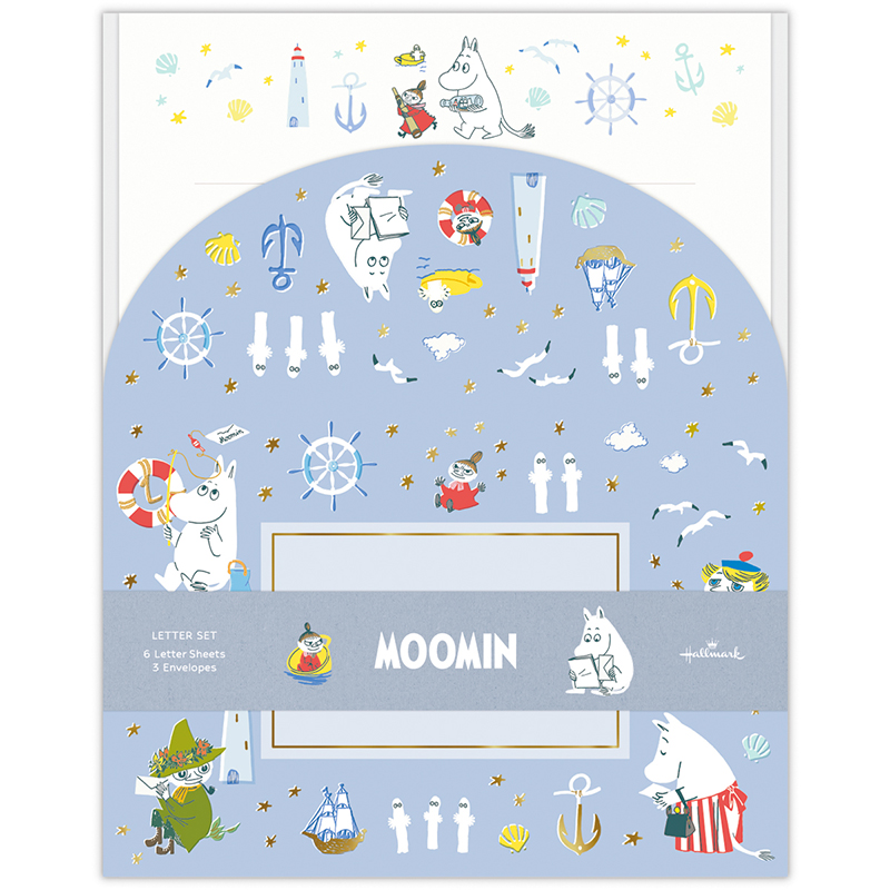 MOOMIN ムーミン レターセット MOADブルー/843-403